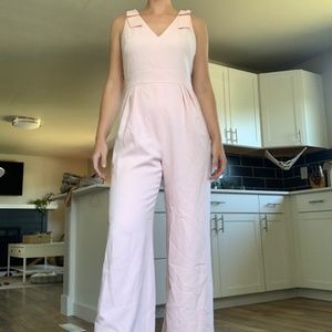 Light Pink Jumpsuit with Bows